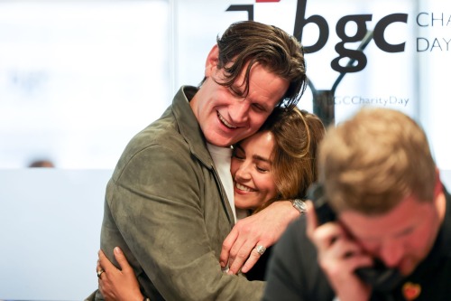 Jenna Coleman And Matt Smith Reunion At The BGC Charity Day In London Today! 