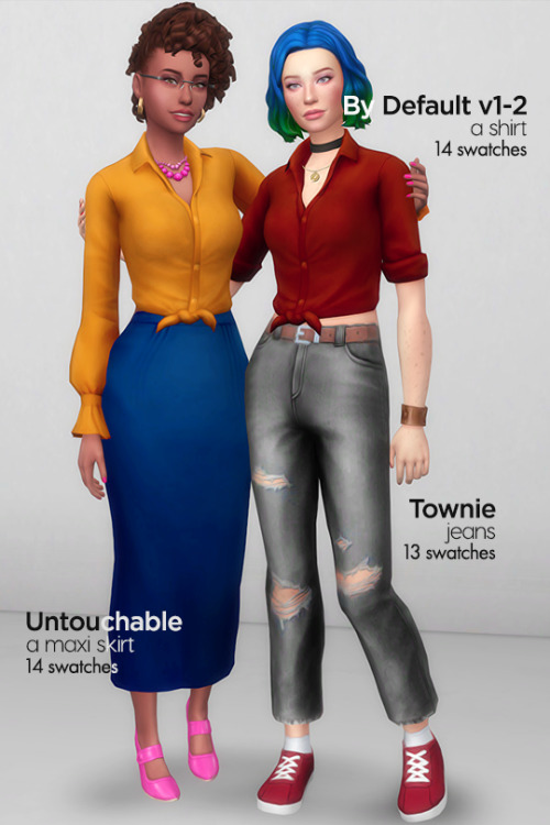 joliebean: The Minimalist - a set of basic female clothes (6 items) by JoliebeanI promised to make a
