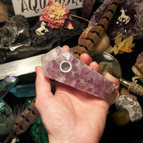 #happybirthday to me!!! An #amethyst #crystalpipe!! Thanks...