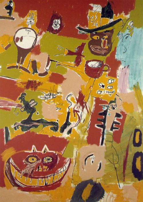 aviel:Jean-Michel Basquiat - Wine of Babylon (1984)