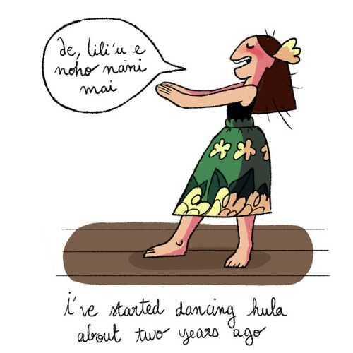 Thursday thoughts. Hula dancing has quickly become a huge part of my life. Here’s to finding l