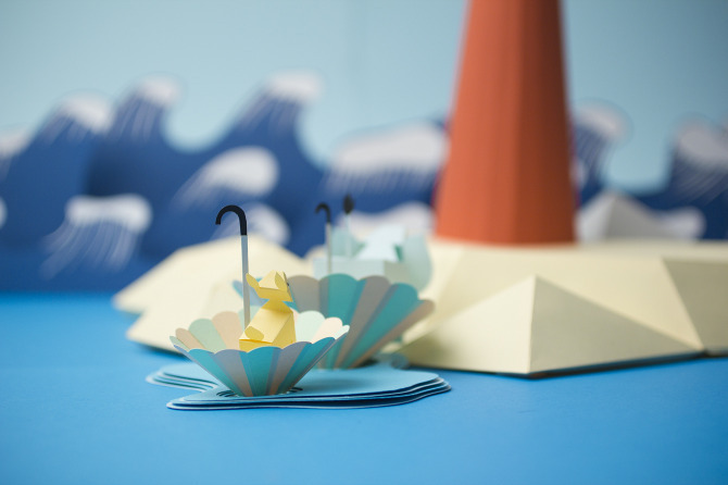 cutesign:  Some amazing paper art by graphic designer, illustrator, and paper artist Fideli