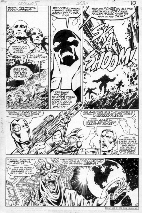 Legends #3, page 8 by John Byrne & Karl Kesel & Tom Ziuko. 1987.