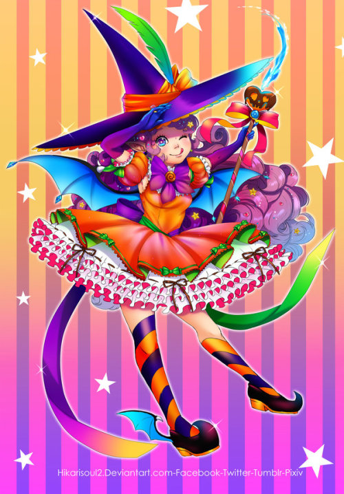 MAHOU SHOUJO MIMI: HALLOWEEN by Hikarisoul2PURCHASE HERE:RB: https://www.redbubble.com/people/hikari