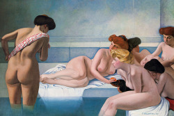 Huariqueje:le Bain Turc (The Turkish Bath)  - Felix Edouard Vallotton 1907Musée
