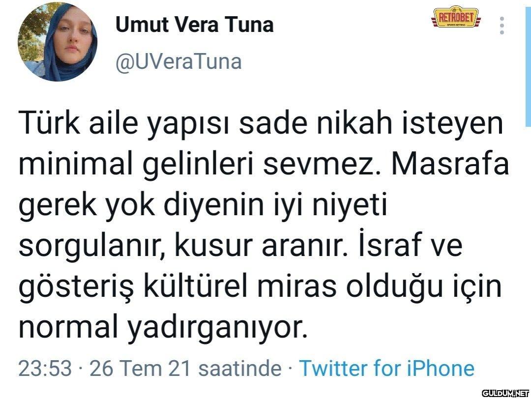 Umut Vera Tuna @UVera Tuna...