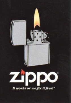 themaninthegreenshirt:  zippo