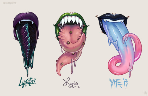 feyspeaker:more succubus teeth/tongue commissions!please feel free to message me if you are interest