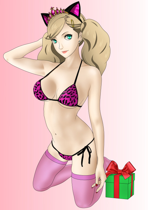 itsslowsonic:Ann’s Christmas giftNSFW versions on Deviantart — www.devianta