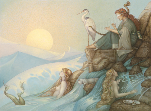 everydayamermaid:  by Michael Parkes  So beautiful