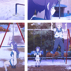 :  - I want to stay in the sea forever. With Manaka, you… and Hikari. - You want to stay here just because that’s easier, right? If you start longing for other places, it’ll become difficult. 