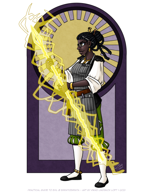 Blessed Artificer - Adanna of SmyrnaFanart for the online book A Practical Guide to Evil. Part of a 