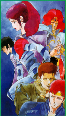 animarchive:      OUT (01/1987) -   Aoki Ryūsei SPT Layzner (Blue Comet SPT Layzner) - illustration by Moriyasu Taniguchi.