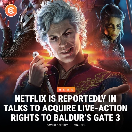 Baldur's Gate 3 Live-Action Series/Movie Being Developed By Netflix, Says  New Report