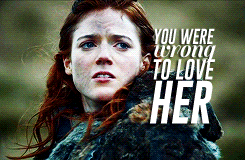  got challenge » day 16: favourite relationship: Jon and Ygritte 