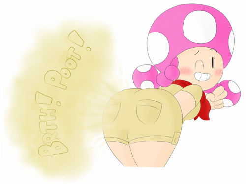 Toadette farting