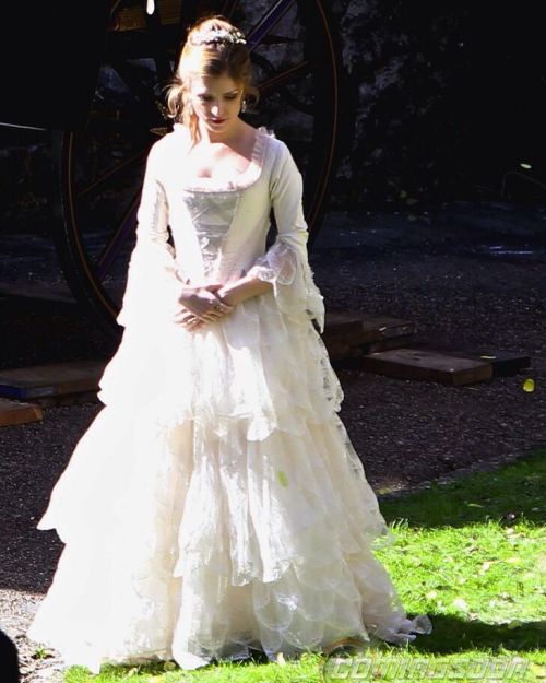 costumeloverz71:Cinderella (Anna Kendrick) Wedding dress.. Into The Woods (2014).. Costume byColleen