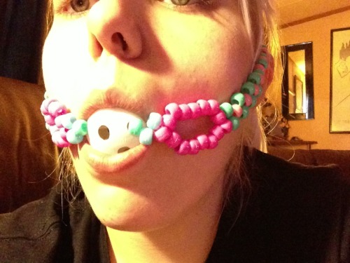 do-not-feed-the-drug-child:  New kandi ball gag 