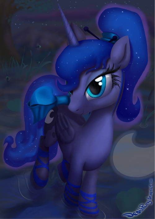 royalcanterlotvoice:  Princess Horse by DeathPwny