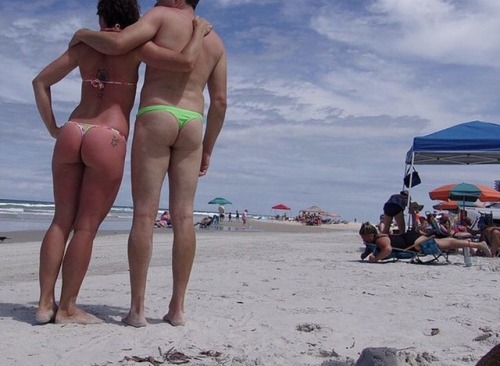 straightthong:  For more straight couples in thongs Join to movement!!