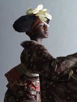 roachpatrol:  jumpingjacktrash:  afrikanattire:  Launched last month, Wafrica — Africa plus wa for Japan — has unveiled a range of kimono handcrafted in an array of African cotton fabrics that would seem to be a million miles from the subtle silks