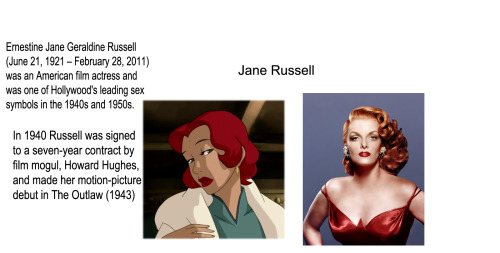 diloolie:desidere:atla-annotated:Ginger is based on Jane RussellIn the Nick Trivia Game Varrick is s