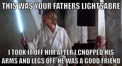 Scificity:  This Was Your Fathers Lightsabre…Http://Scificity.tumblr.com