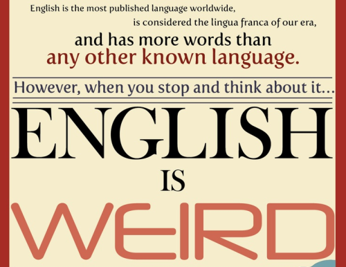 doctorjt:  lauriehalseanderson:  My bizarre linguistics addiction wants to lick this poster to suck up the wordnerd goodness.  As someone who helps foreigners learn and work on their English in his spare time… This.   It’s a crazy language.  I