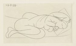 thatsbutterbaby:Pablo Picasso, Sleeper (Dormeuse),1938. 