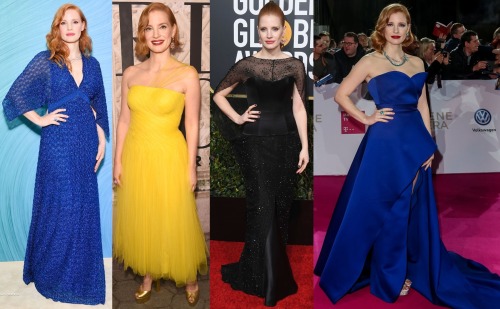 Jessica Chastain fave looks (2015 - 2019) Part 2~Part 1 here