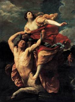 Guido Reni : The Rape of Deianira (1617-1619) canvas  239 x 193 cm Musée du Louvre, Paris, France