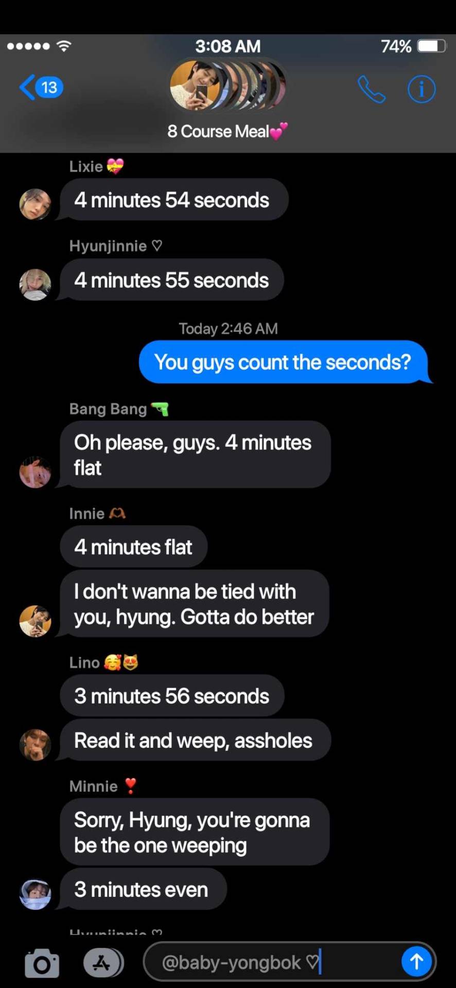 Poly SKZ!Fake Texts - Texting The Group Chat To Ask For "help"