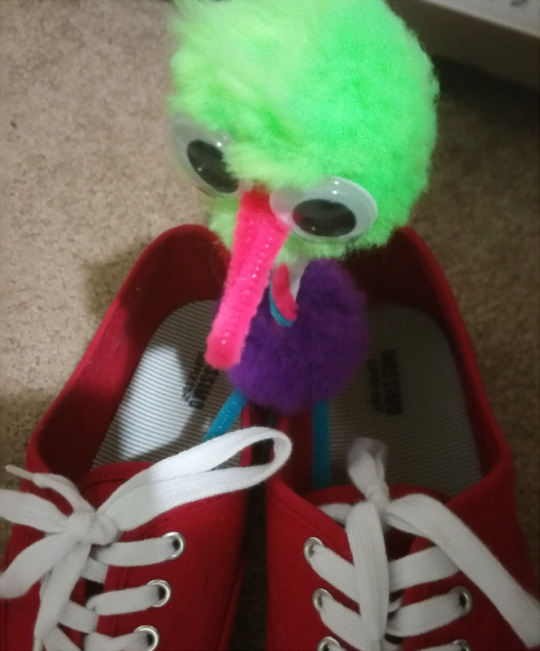 toodutchforyou:  chickenstab:  chickenstab:  chickenstab:  I GOT PIPE CLEANERS AND GOOGLY EYES AND I MADE A FRIEND TODAY   HIS NAME IS SPOOB  THE WILD ADVENTURES OF SPOOB spoob, getting a refreshing drink spoob, redefining the meaning of bird watching