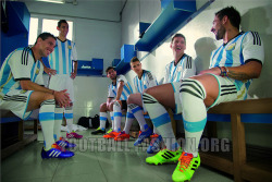 footballsocksmx:  xlotcsoxdude:  argentina-2014-world-cup-adidas-home-jersey