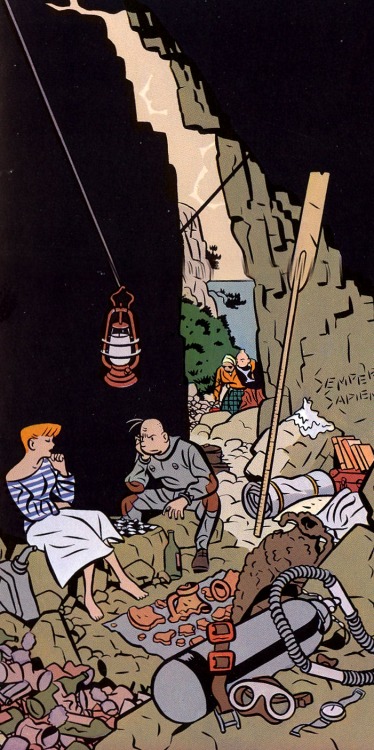 earsplittingtrumpet: from Yves Chaland and Yann’s La Comète de Carthage (The Comet of C