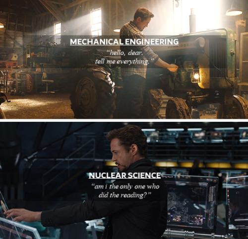 starklysteve: - professor!Stark + MIT engineering majors