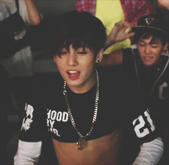 rapmonsters:  boys in crop tops 2k14  
