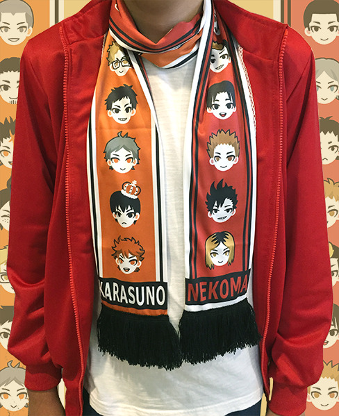 XXX mojgon:New Haikyuu!! and Free! scarves are photo