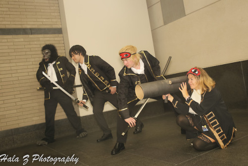 I organized a Gintama photoshoot at Otakon this summer. I was worried that only two people would sho