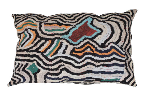 moodboardmix: Kelly Behun Vintage Textile Floor Pillows.