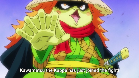 dead fish go with the flow — the kappa has just the fight!