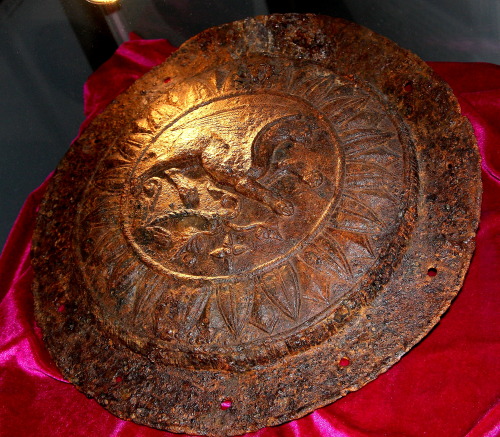 Dacian artifact from site Piatra Roşie. It is still a subject of debate as to if it is a umbo shield