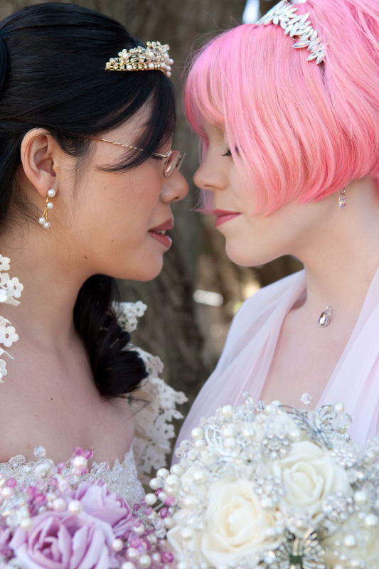 raggedyanne:  (Anli &amp; Laura’s Lesbian Gamer Geek Weddingから) 