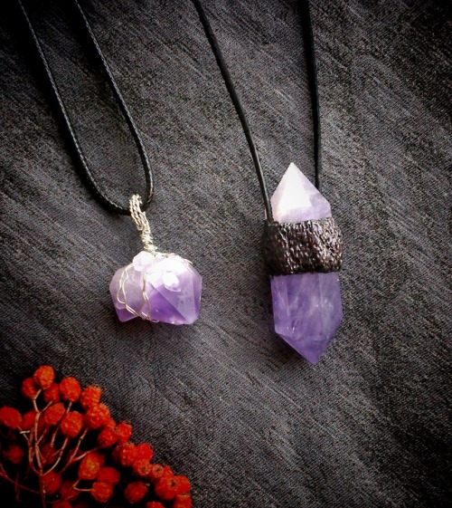 Yay! Finally uploaded some new handmade crystal necklaces on my Etsy ! 