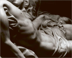 wirginity:Michelangelo Buonarroti’s The Pietà (1498–1499), detailThe only piece Michelangelo ever signed.