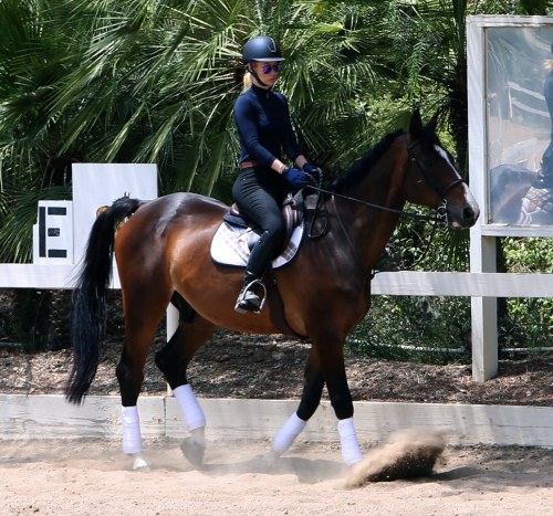 celebs-dailyus:  Iggy Azalea riding a horse in Los Angeles - May 27 