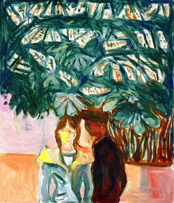 bofransson:  Encounter beneath the Chestnut Tree Edvard Munch - 1937