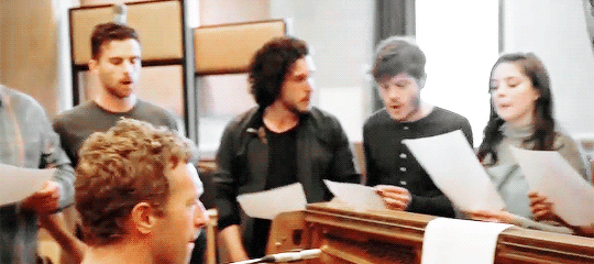 dailykitharington: Coldplay + Game of Thrones for Red Nose Day (x)