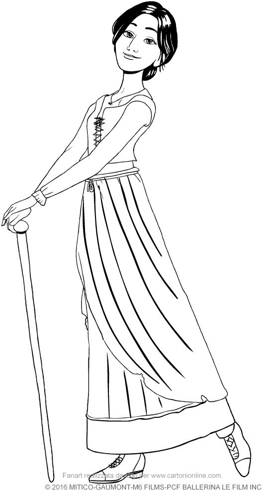 Félicie Milliner from Leap! Movie coloring page