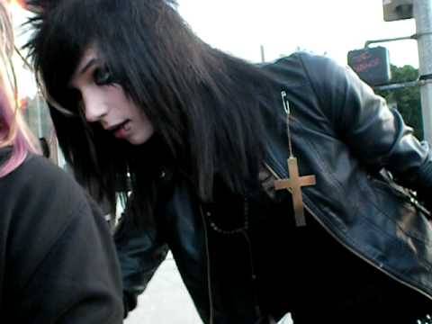 Everything Andy Biersack Doing a fan's makeup